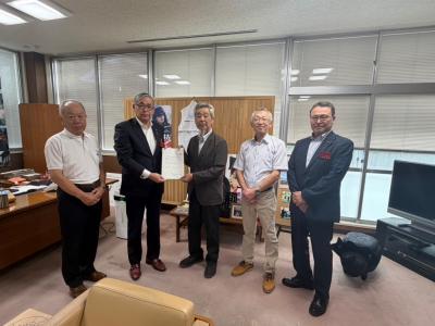 山辺里地区区長会より要望をいただきました