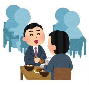 食堂のイラスト