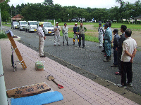 地域民登山（新保岳山頂看板整備）