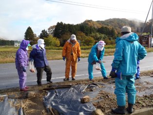 関口球根植え